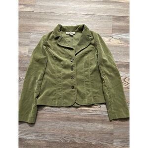 Y2k corduroy green jacket‎ blazer size small